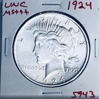 1924-P Peace Dollar — photo from another recent sale