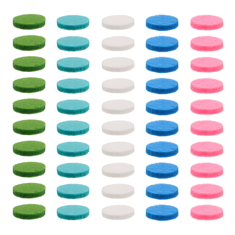 50 Pcs Aromatherapy Car Vent Diffuser Pads for Essential Oils