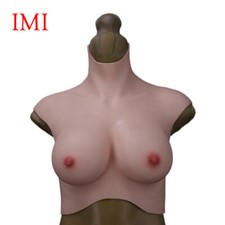 IMI 7th Plus Size C-K Cup Silicone Breast Forms Crossdresser Fake Boobs No Oil