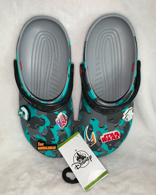 New Disney Parks Star Wars The Mandalorian Crocs US M 6 / W 8 *READ Desc