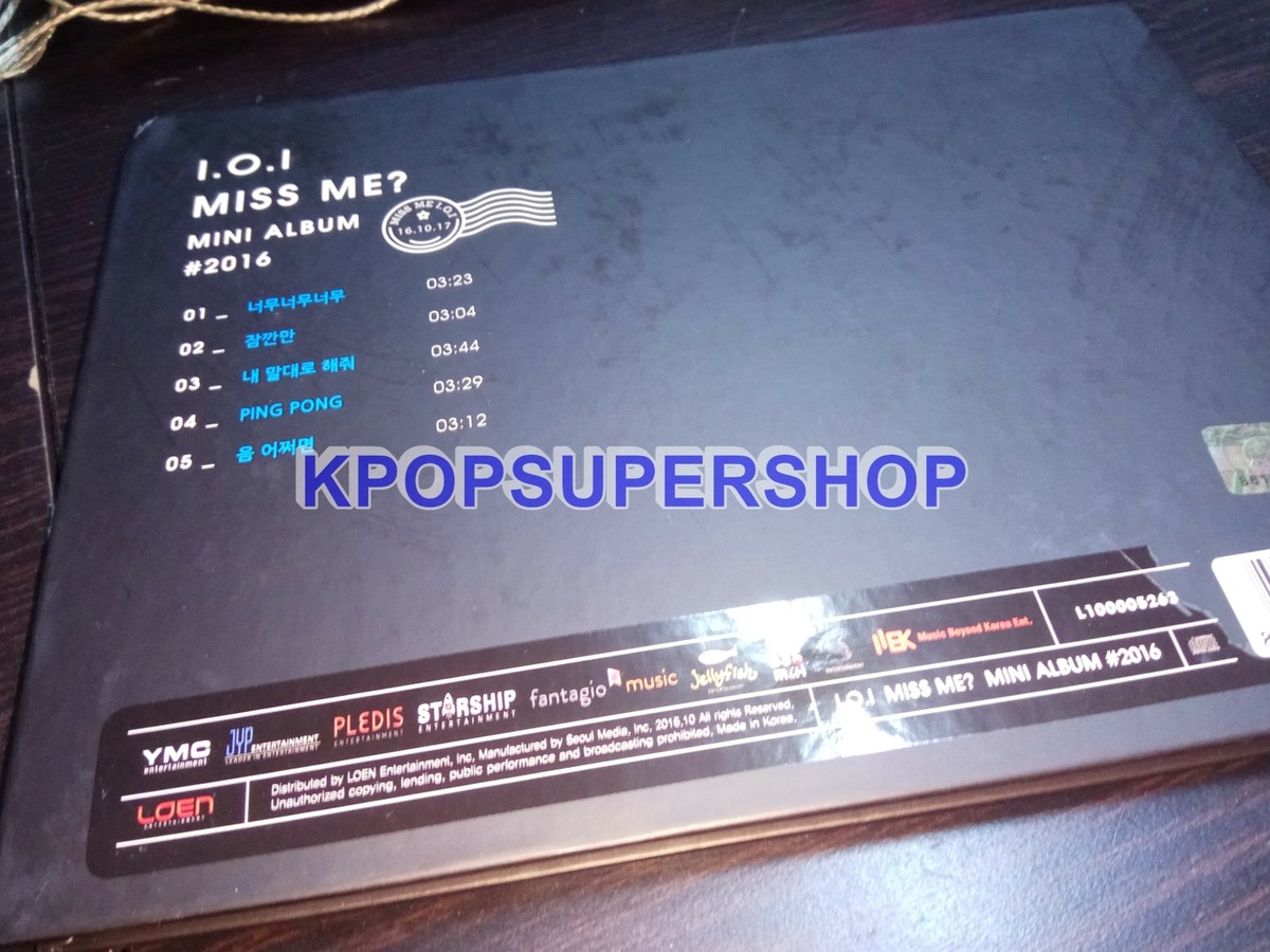 ☆I.O.I 『miss me?』 韓国盤 CD☆直筆サイン入り