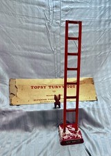 Vintage Metal Topsy Turvy Toy Ladder Tumble Acrobat Superior Tool and Stamping