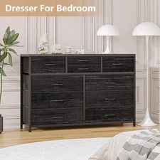 10 Drawers TV Stand for 55inch TV Entertainment Center Storage Organizer Unit