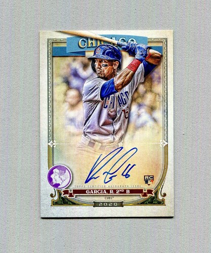 2020 Topps Gypsy Queen Robel Garcia Rookie Autograph Blue #GQA-RG 9/99 - Bild 1 von 3