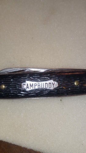 Vintage CampBuddy USA 4 Blade Scout/Camping Pocket Knife - Picture 14 of 15
