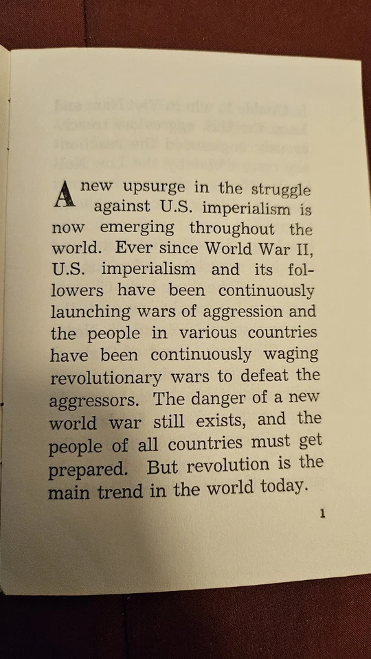 Mao Tse-Tung, PEOPLE OF THE WORLD, UNITE AND DEFEAT THE U.S. AGGRESSORS, Booklet - Image 4 of 4