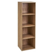 2/3/4 Cube Storage Unit Bookcase Wooden Storage Cabinets Book Shelf Display Unit
