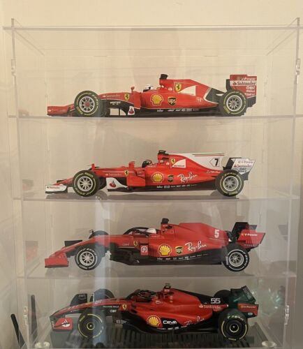 4 Compartment 340mm x 140mm x 100mm Model Car Toy Display Cabinet Frame F1 1:18 - Picture 5 of 13