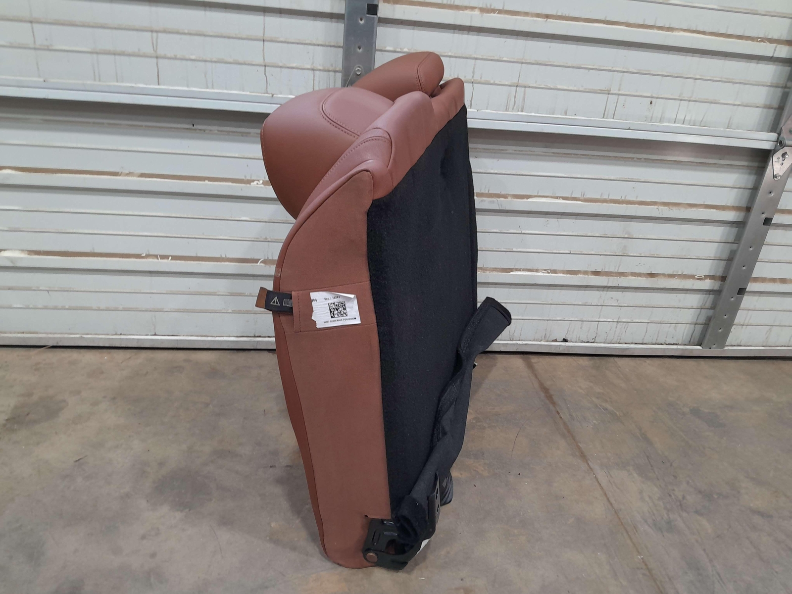 14-24 Maserati Ghibli Rear Seat Upper Section Left Driver Side Brown Leather OEM