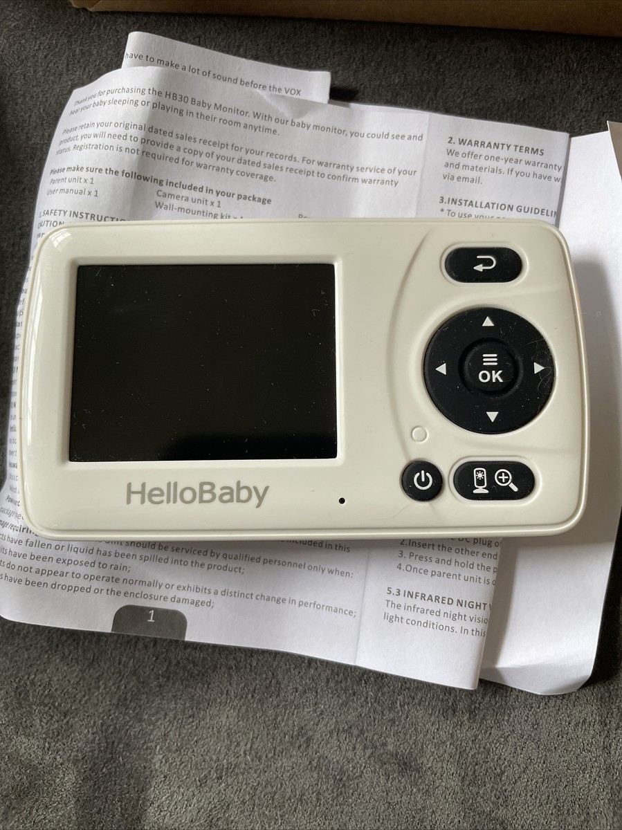 Hb65 Monitor Hellobaby Best Baby Video Monitor Ireland HalloBaby
