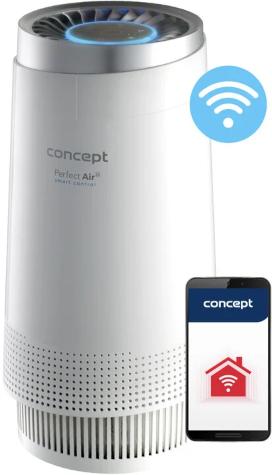 Purificateur d'air Concept CA1010 Perfect Air Smart blanc compact