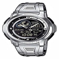 Casio Aqf-102wd-1bvef Mens Analog & Digital Quartz Multifunction Watch W/ Steel Casio Aqf-102wd-1bvef Mens Analog & Digital Quartz Multifunction Watch W/ Steel