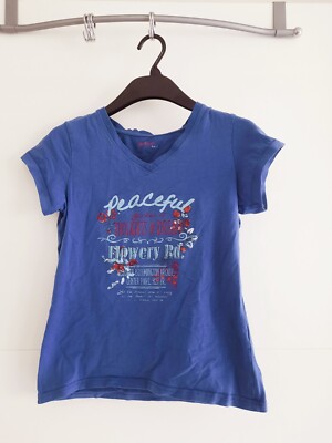 Mädchen T-Shirt, Gr. 164, Marke alive, Blau