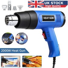2000W Electric Heat Gun Hot Air Gun Remove Paint Varnish & Adhesives Shrink Wrap