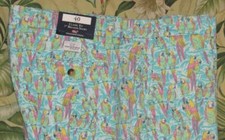 VINEYARD VINES Parrot Party 7" Breaker Shorts 40 NWT