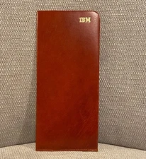Very Rare Vintage IBM Memo Sleeve Holder w/ Blank Multi-System Tape Memos Cards
