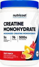 Nutricost Pure Creatine Monohydrate 500 Gram Powder