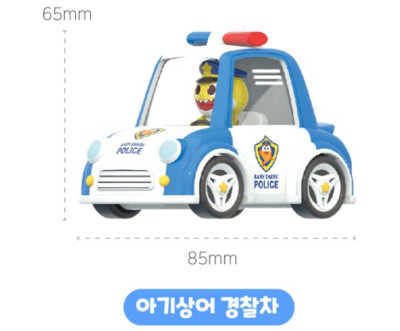 Pinkfong Baby Shark Mini Emergency Police Car Toy Korean Popular