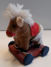 Boyds Bears TF Wuzzies miniature pull toy string along horse Giddyup with tags