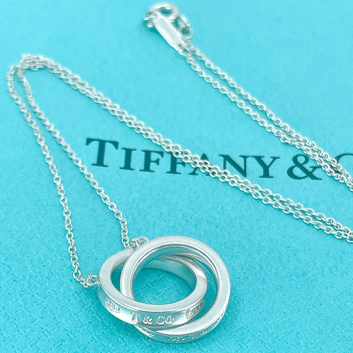 Tiffany 1837 interlocking circles pendant deals