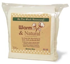 Warm Company Warm & Natural Cotton Batting Queen 90'' x 108''
