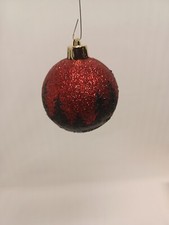 Starry Night Hand painted christmas ornament With Gold Box