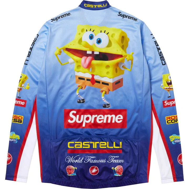 Supreme®/SpongeBob SquarePants Castelli Supreme SpongeBob SquarePants Castelli Racing L S Tee (SS25