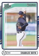 2024 Donruss #163 Charlee Soto Minnesota Twins Rated Prospect