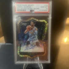 2016-17 Panini Select Die-Cut Scope /49 Jamal Murray #10 Rookie Auto RC PSA 10