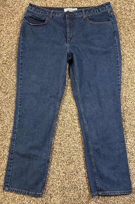 Faded Glory Classic Jeans. Missy 18 Petite. 100% Cotton