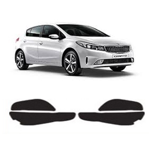 Carbon Fabric Inside Door Panel Anti Scratch for 2013-2018 KIA Cerato 5dr Hatch - Picture 1 of 11