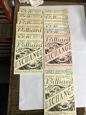 VINTAGE BILLIARD SERIES BOOKS BY FIRST NATIONAL BILLIARD 1994-1996