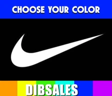 Nike Swoosh -Decal Logo Sticker