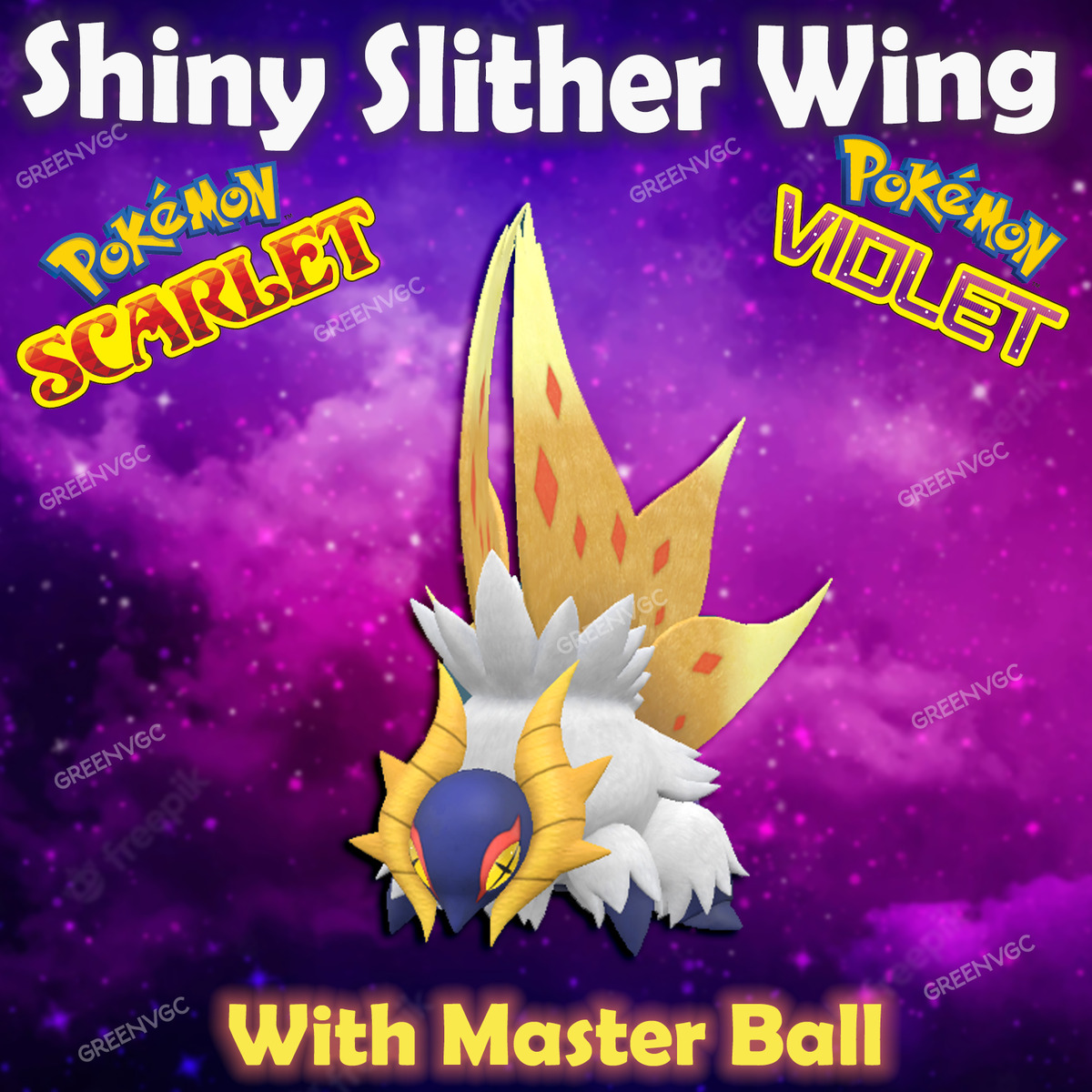 SLITHER WING ⚡SHINY⚡/NORMAL 6IV BATTLE READY VGC 23 - POKEMON SCARLET AND  VIOLET