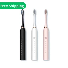 Electric Toothbrush IPX7 Waterproof Sonic tooth Brush Head with extra 8 heads