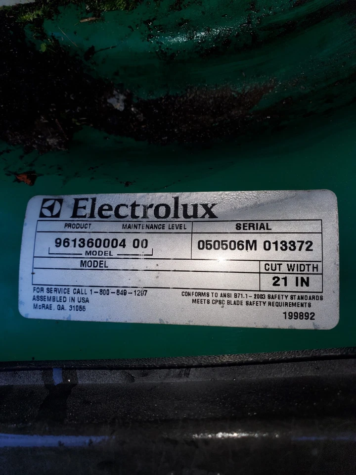 Weed Eater Mower 96136000400 21 Inch Lawn Mower Deck Housing Assembly Electrolux - Image 3 of 4