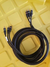 Tributaries Alpha Component Video OFHC Copper Interconnect Cable 3 RCA AV 4m