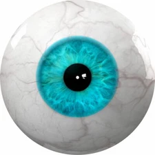 Custom Slipmat Slip Mat for Technics or any DJ Turntable Record Player EYEBALL