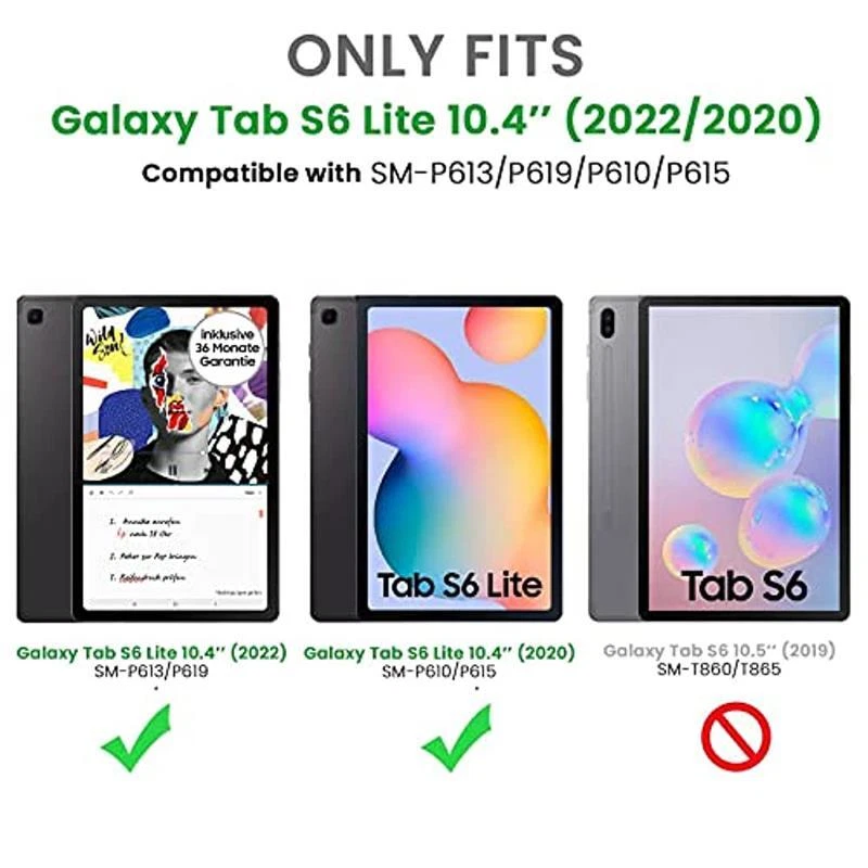 2PCS Tempered Glass Screen Protector Film For Samsung Tab S6 Lite 10.4 P610 P615 - Image 3 of 4
