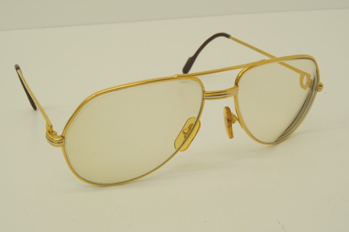 Authentic Cartier Vendome Louis Aviator 59 16 140 GP Sunglasses 