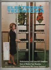 Electronic Technician Mag Solid State Hi Fi Amplifiers September 1966 112321nonr