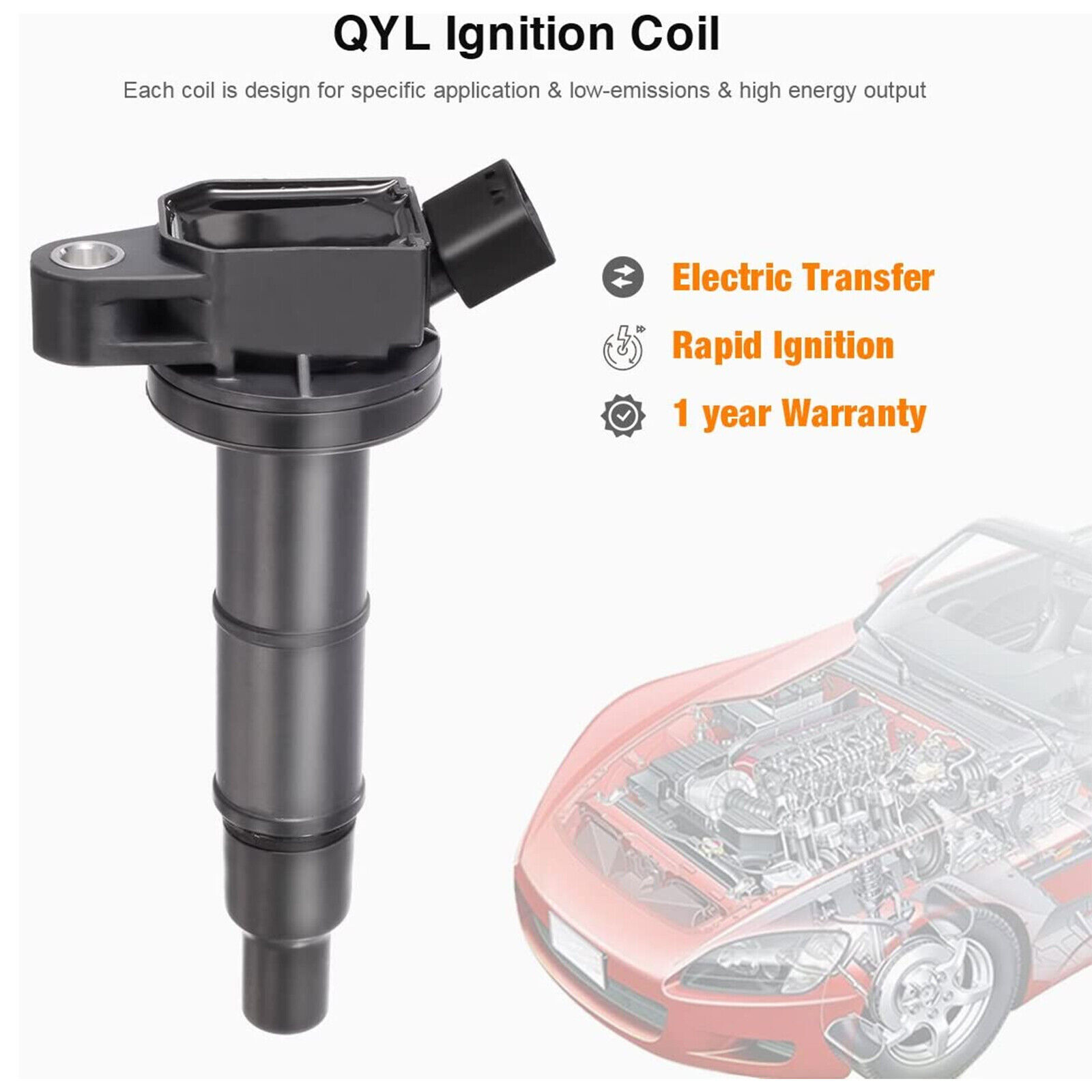 Set of 4 Ignition Coils and Spark Plug Toyota TC Camry Corolla Highlander 2.4L Gobierno en redes