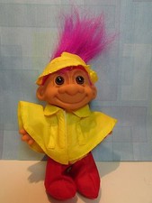 CHILD IN RAINCOAT BOOTS - 5" Russ Troll Doll - NEW IN ORIGINAL BAG - Rare
