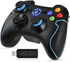 Open Box - Restorm Wireless Controller for PS3, PC Gamepads with Vibration