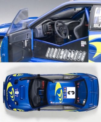 New Auto Art 1/18 scale Subaru Impreza WRC 1997 #3 (Colin · McRae