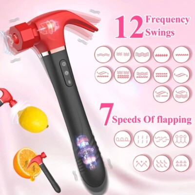Hammer Clitoris Sucking Vibrator Clitoris G-Spot Massager Dildo Women Sex  Toy