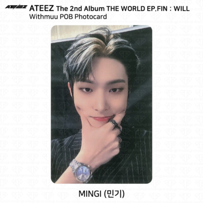 ATEEZ The 2nd Album WORLD EP.FIN WILL POB Photocard Apple Music
