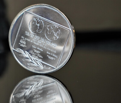 Neil Armstrong astronauts Moon Landing 1969 Nixon 925 Silver bar