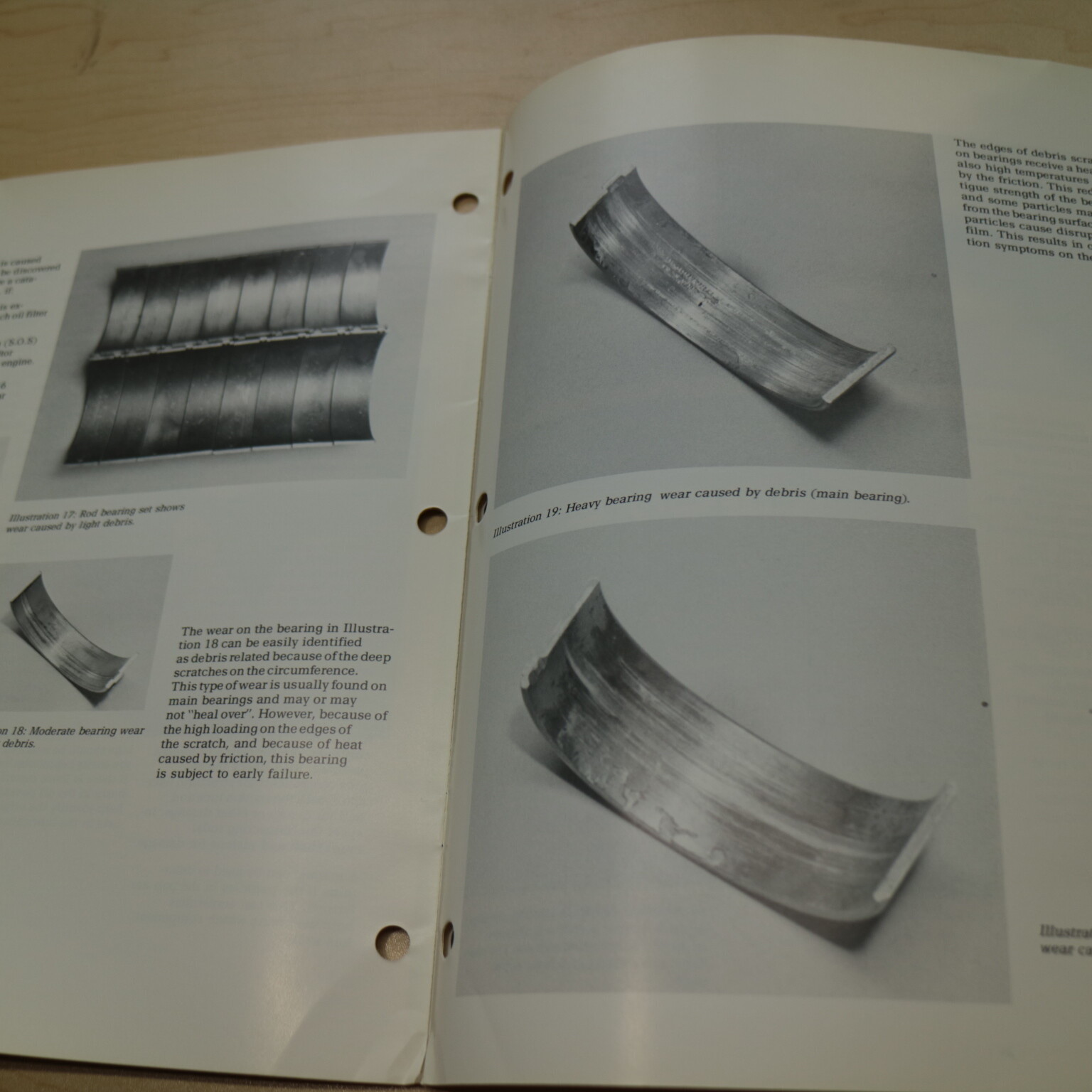 CAT Caterpillar 3208 Truck Engine Bearing Failure Analysis Manual