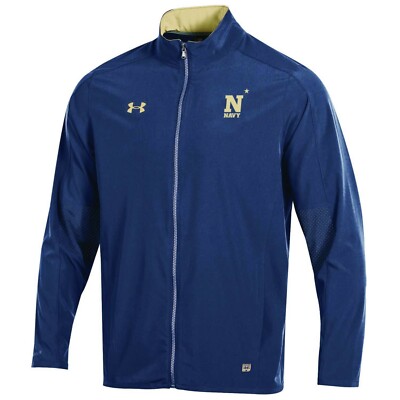 Under Armour NCAA Navy Midshipmen Men's On-Field Sideline Full-Zip